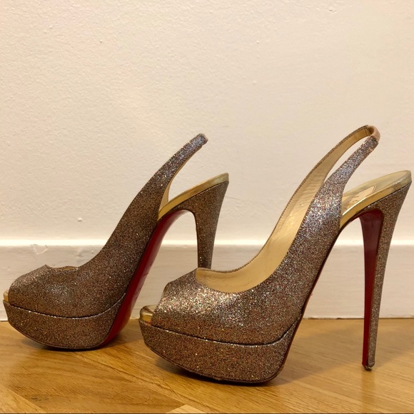 Christian Louboutin Lady Peep Sling 150mm Size 39 - Picture 8 of 8